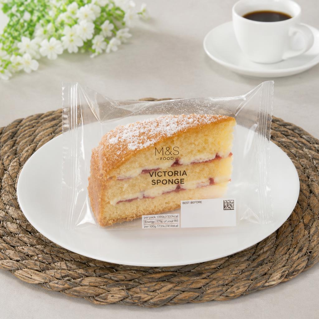 ASDA Victoria Sponge Cake Slice
