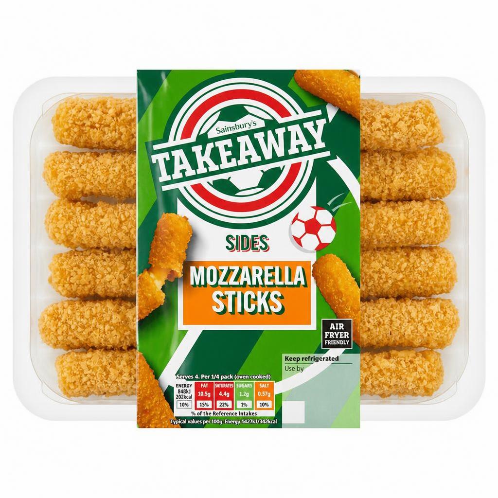 Sainsbury's Takeaway Mozzarella Sticks Sides 240g