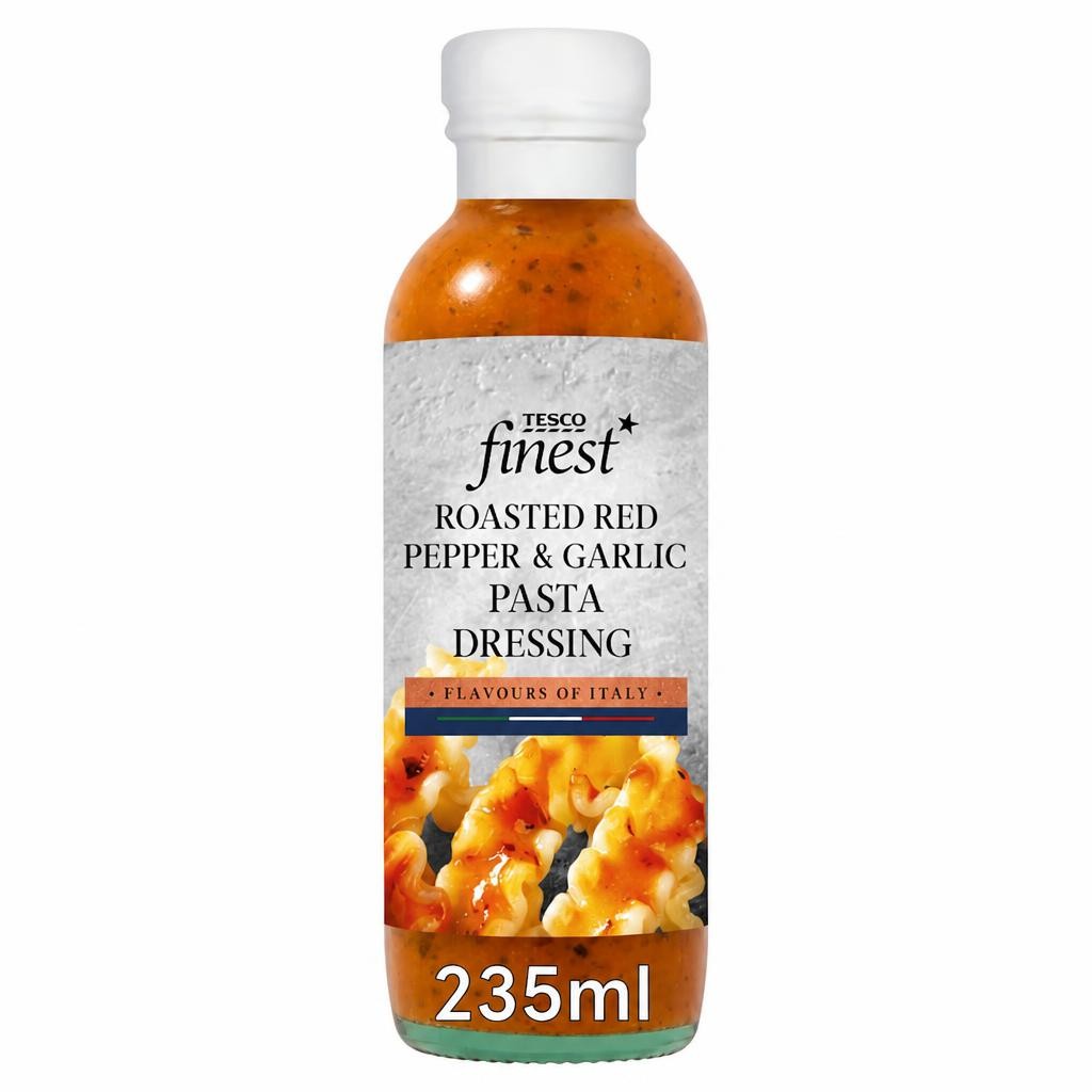 Tesco Finest Roasted Red Pepper and Garlic Pasta Dressing 235ml