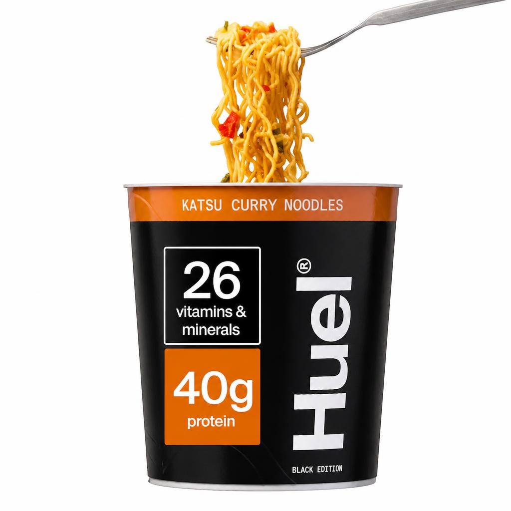 Huel Black Edition Katsu Curry Flavour High Protein Noodles - 100g