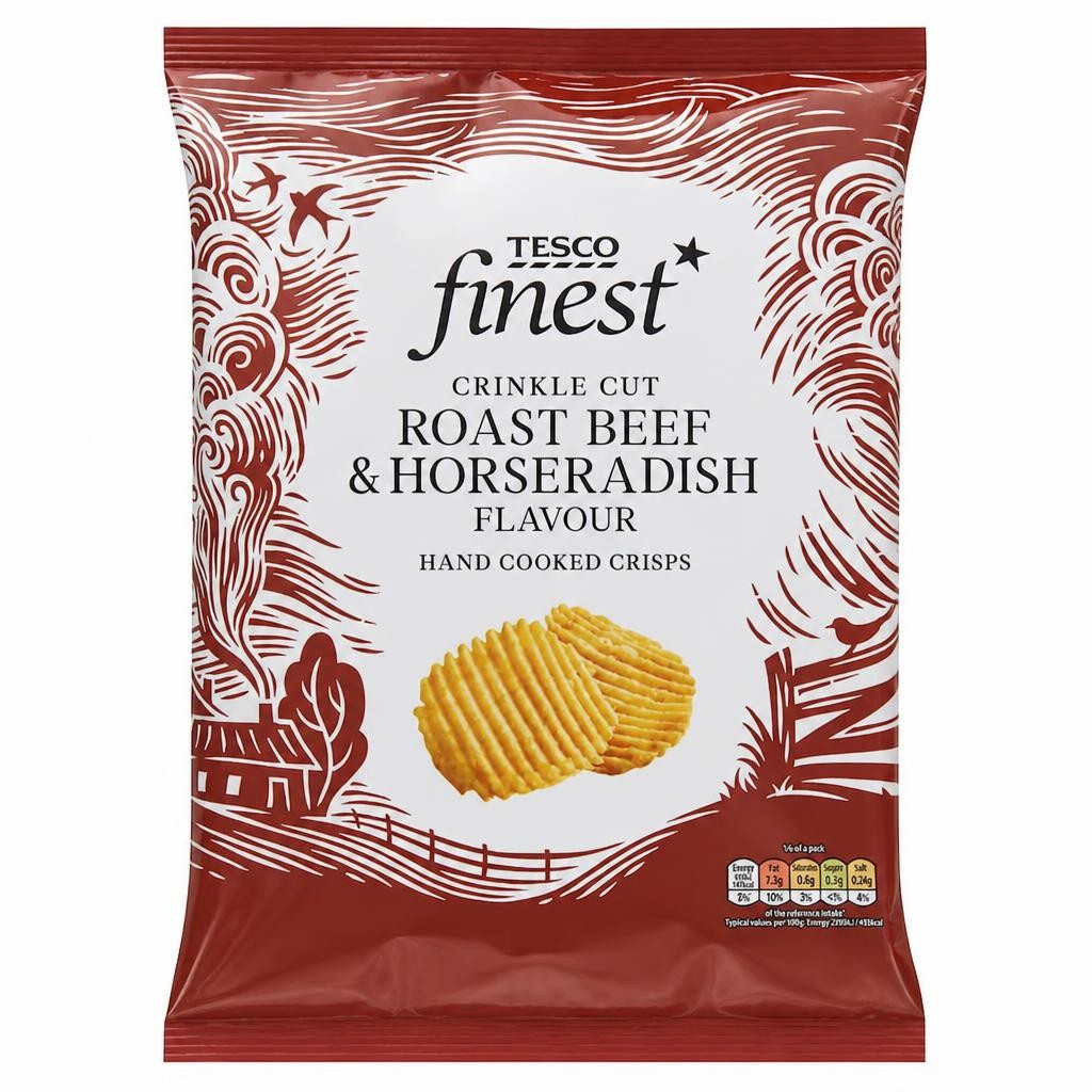 Tesco Finest Roast Beef & Horseradish Crinkle Cut 150g