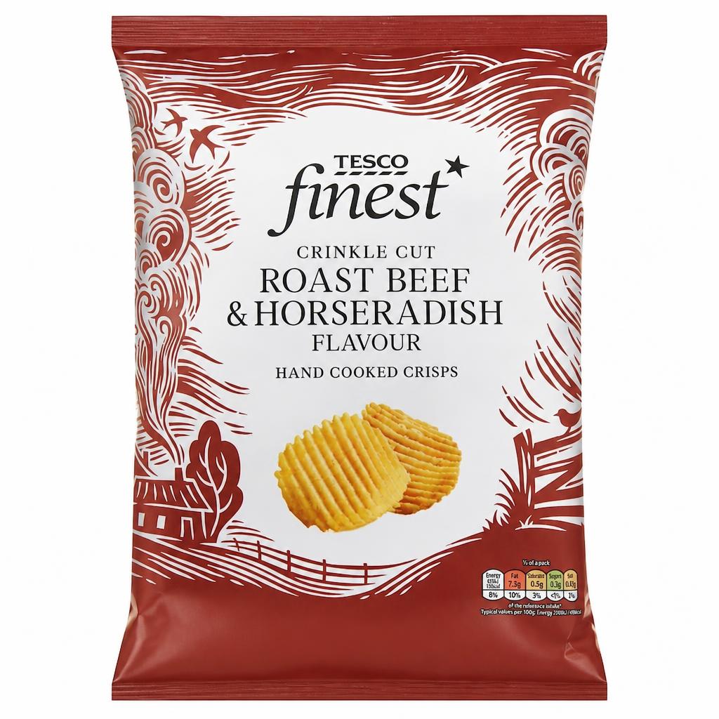 Tesco Finest Roast Beef & Horseradish Crinkle Cut 150g