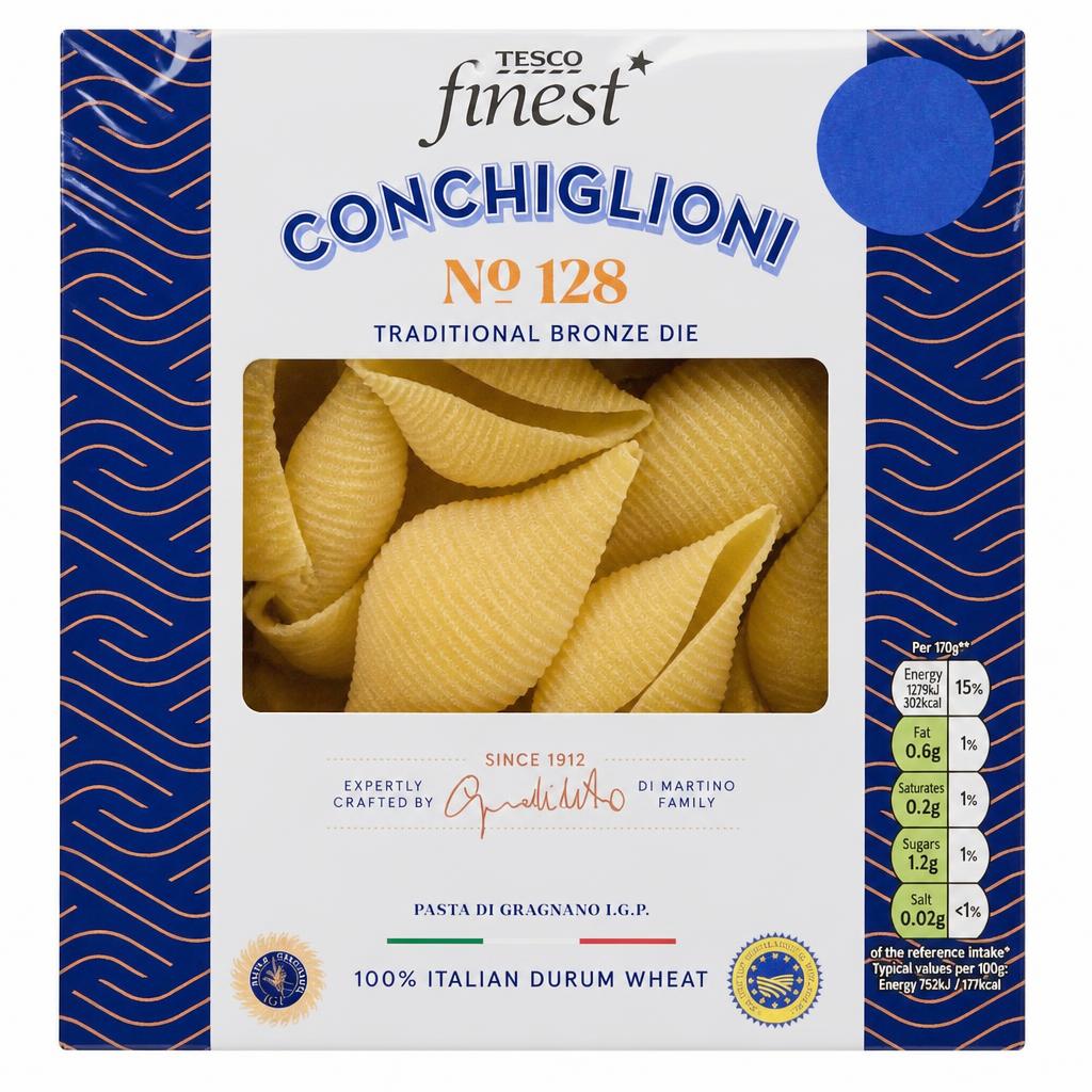 TESCO FINEST CONCHIGLIONI 375G