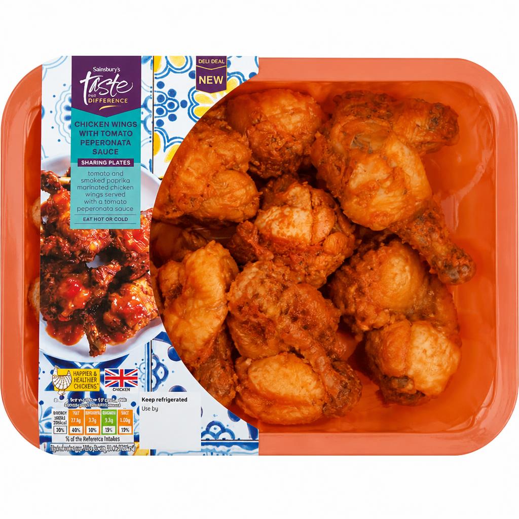 Sainsbury's 300g Chicken Wings with Peperonata, Taste the Difference