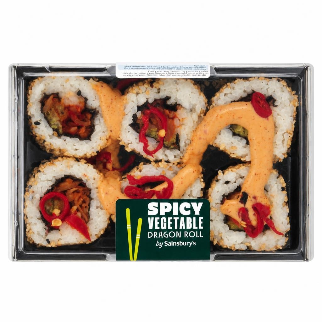 Sainsbury's 164g Spicy Vegetable Dragon Rolls