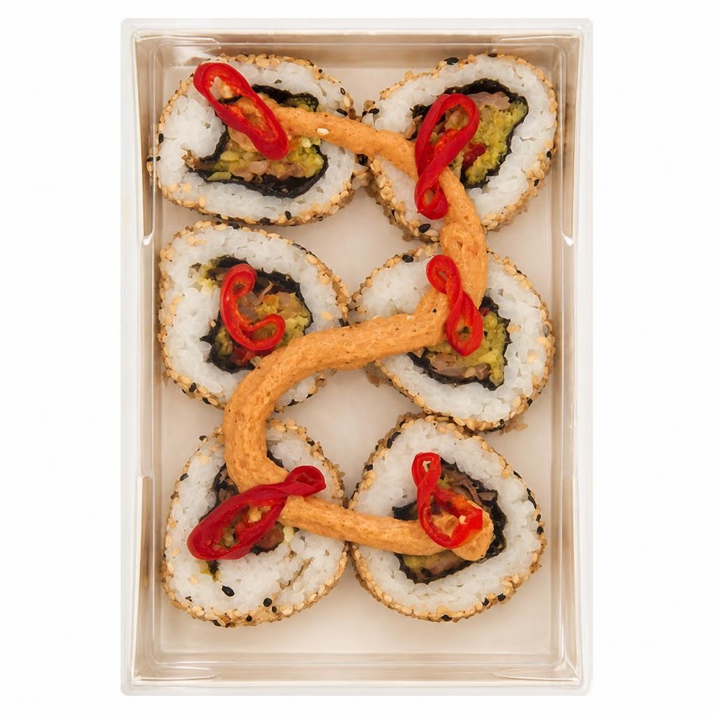 Sainsbury's Spicy Vegetable Dragon Roll