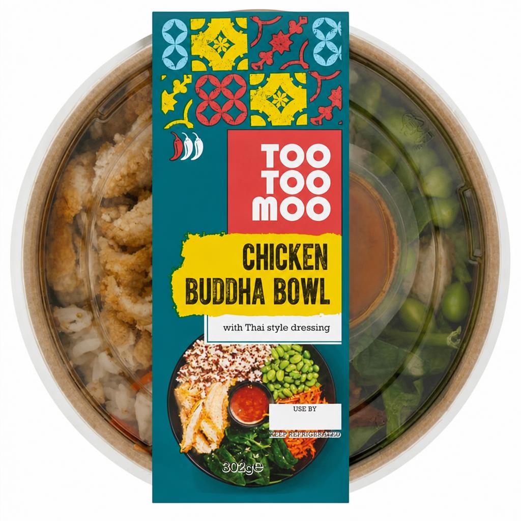 Tootoomoo 302g Thai Style Dressing Chicken Buddha Bowl