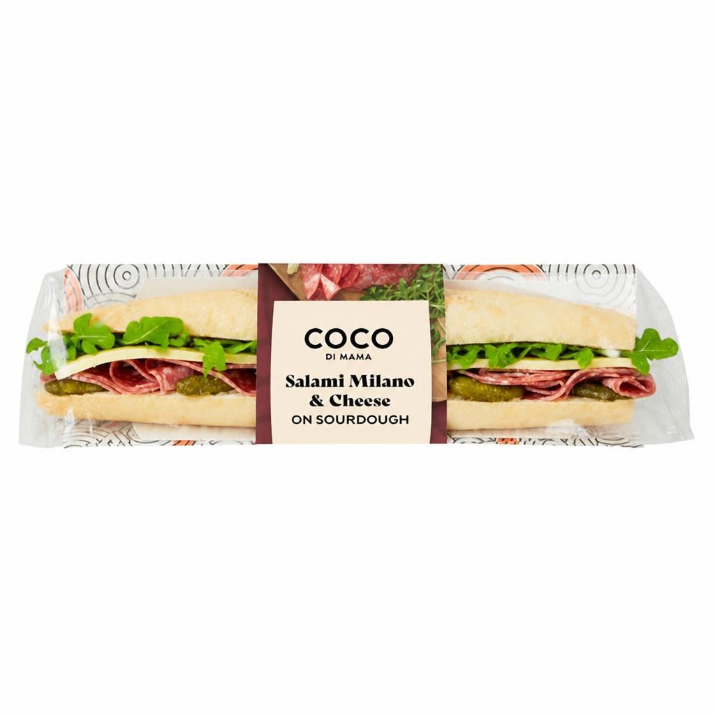 Coco di Mama Salami Milano & Cheese on Sourdough