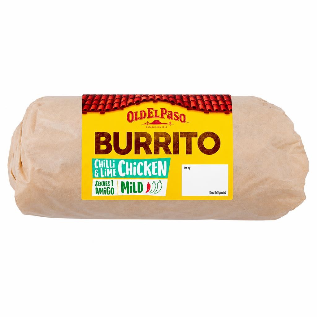 Old El Paso 380g Chilli & Lime Chicken Burrito
