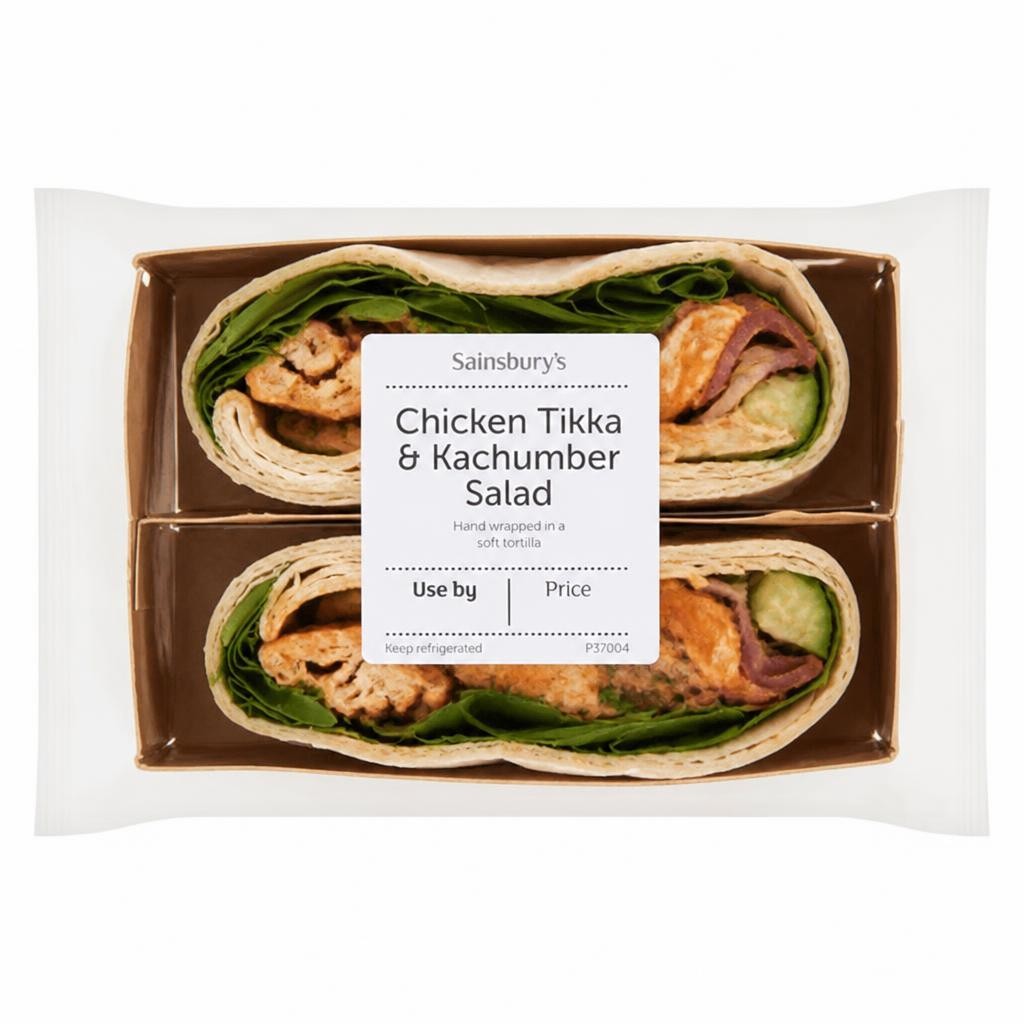 Sainsbury's Chicken Tikka & Kachumber Salad Wrap