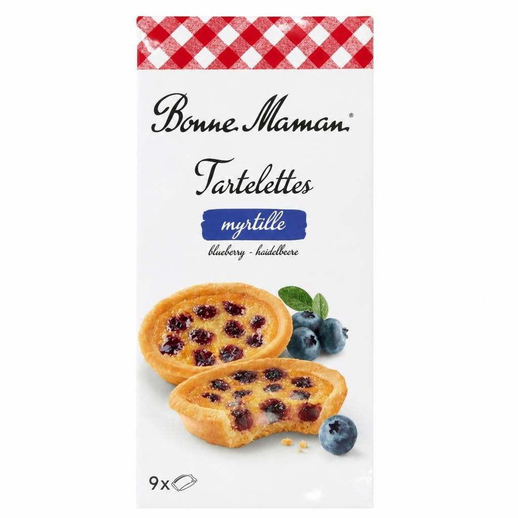 Bonne Maman 9 x Blueberry Tartelettes 135g