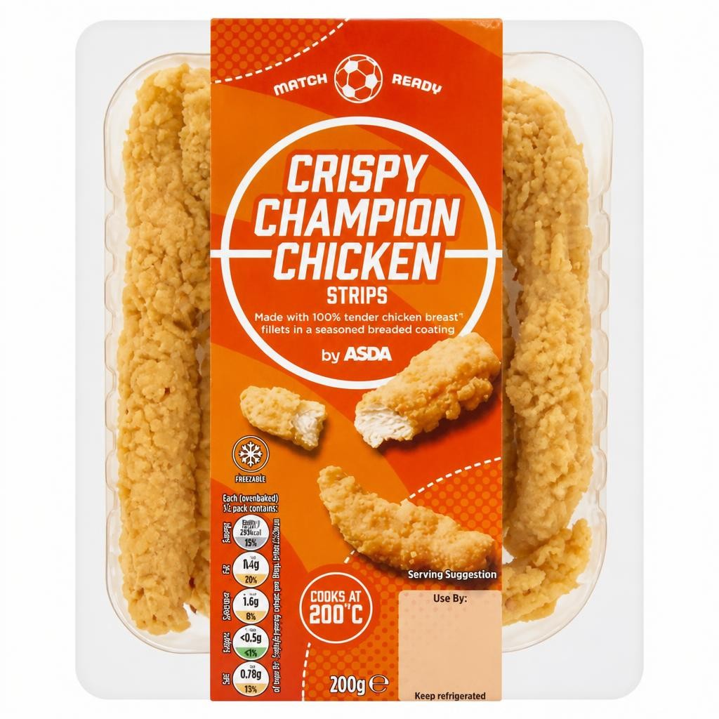 ASDA Crispy Champion Chicken Strips 200g