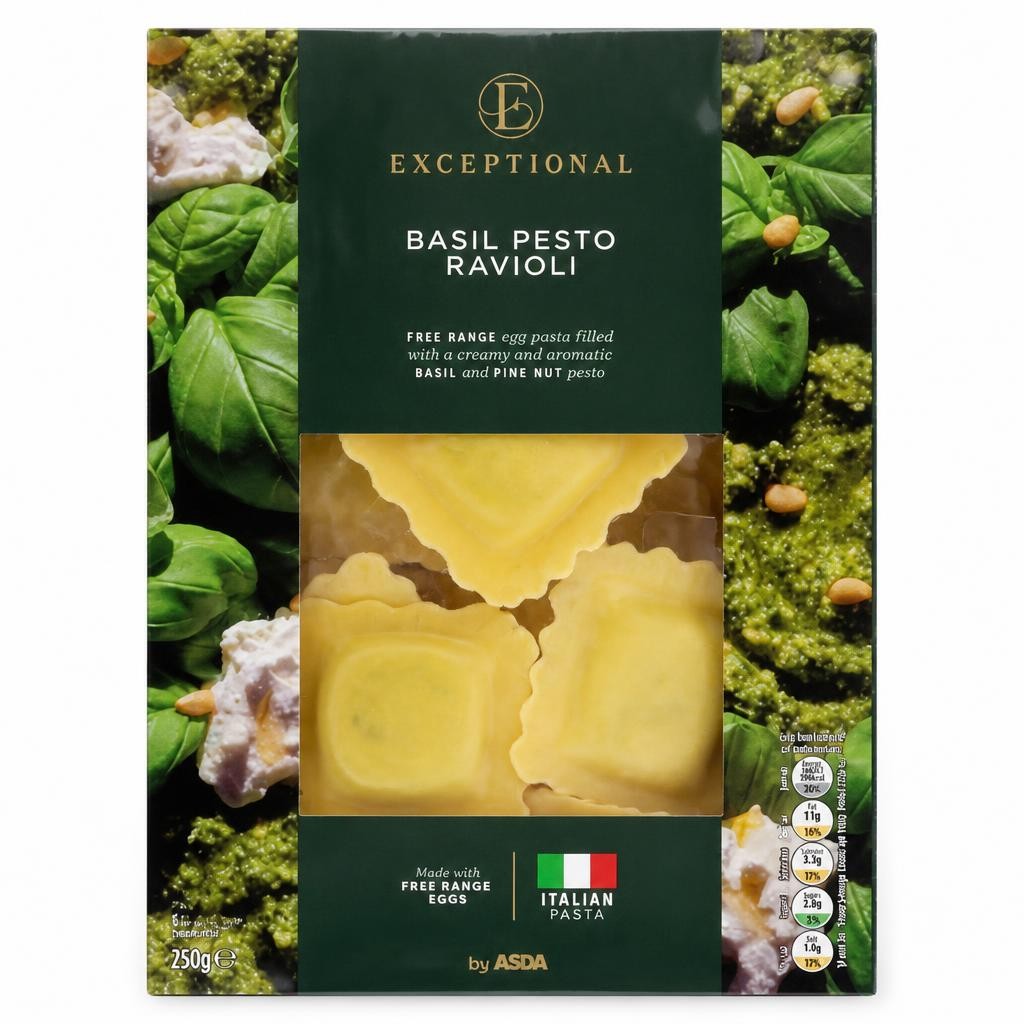 Exceptional by ASDA Exceptional by  Basil Pesto Ravioli 250g