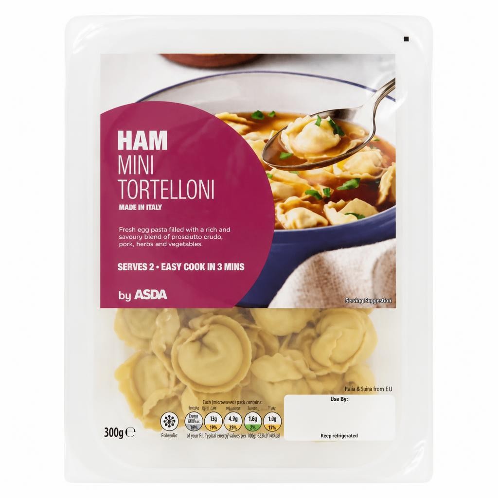 ASDA Ham Mini Tortelloni 300g