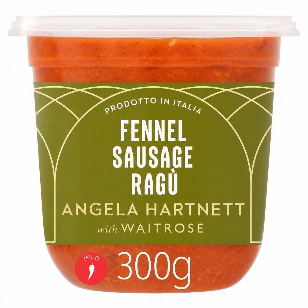 Angela Hartnett with Waitrose Fennel Sausage Ragu