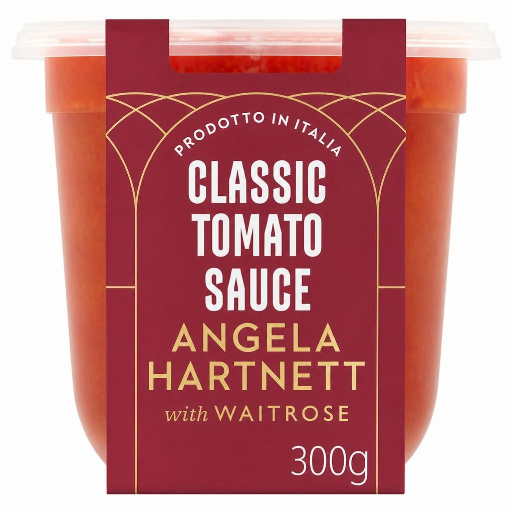 Angela Hartnett with Waitrose Classic Tomato Sauce