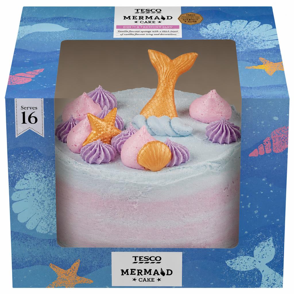 TESCO MERMAID CAKE