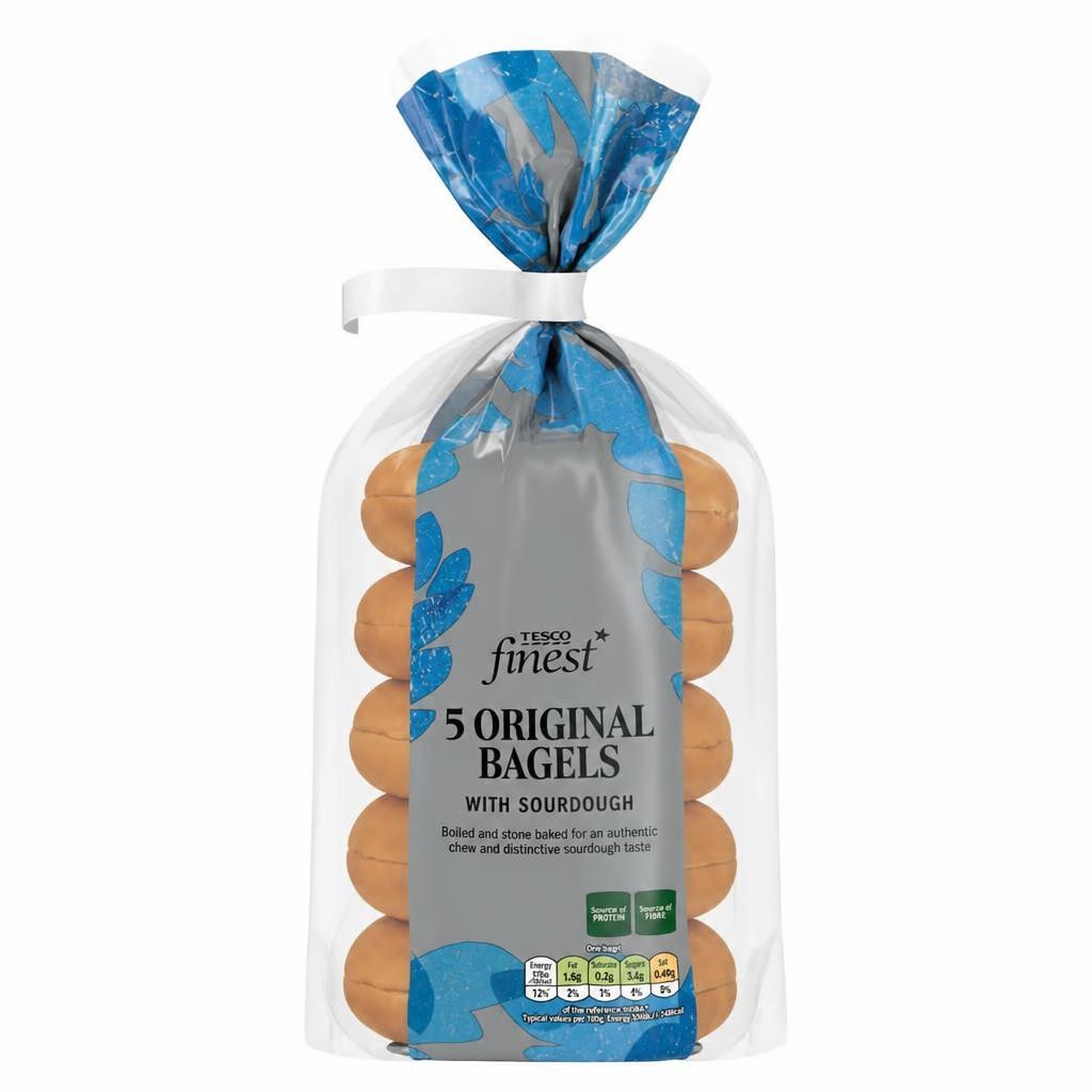 Tesco Finest 5 Sourdough Bagels