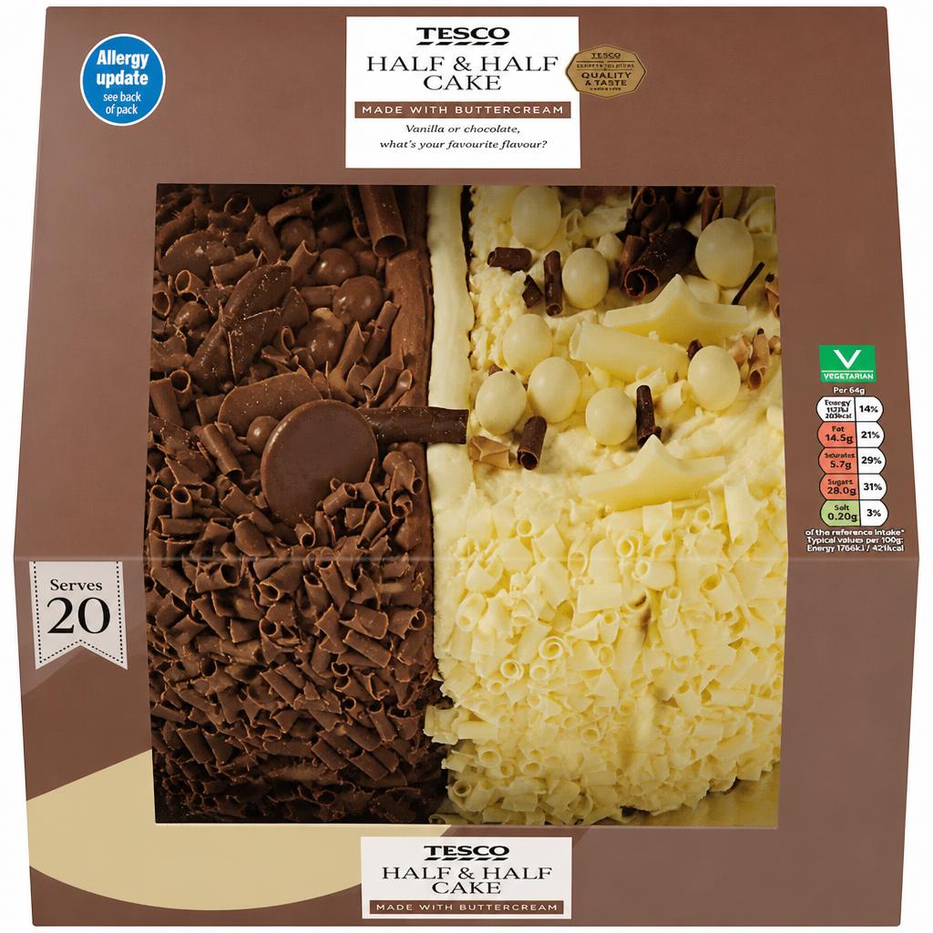 Tesco Half & Half Cake