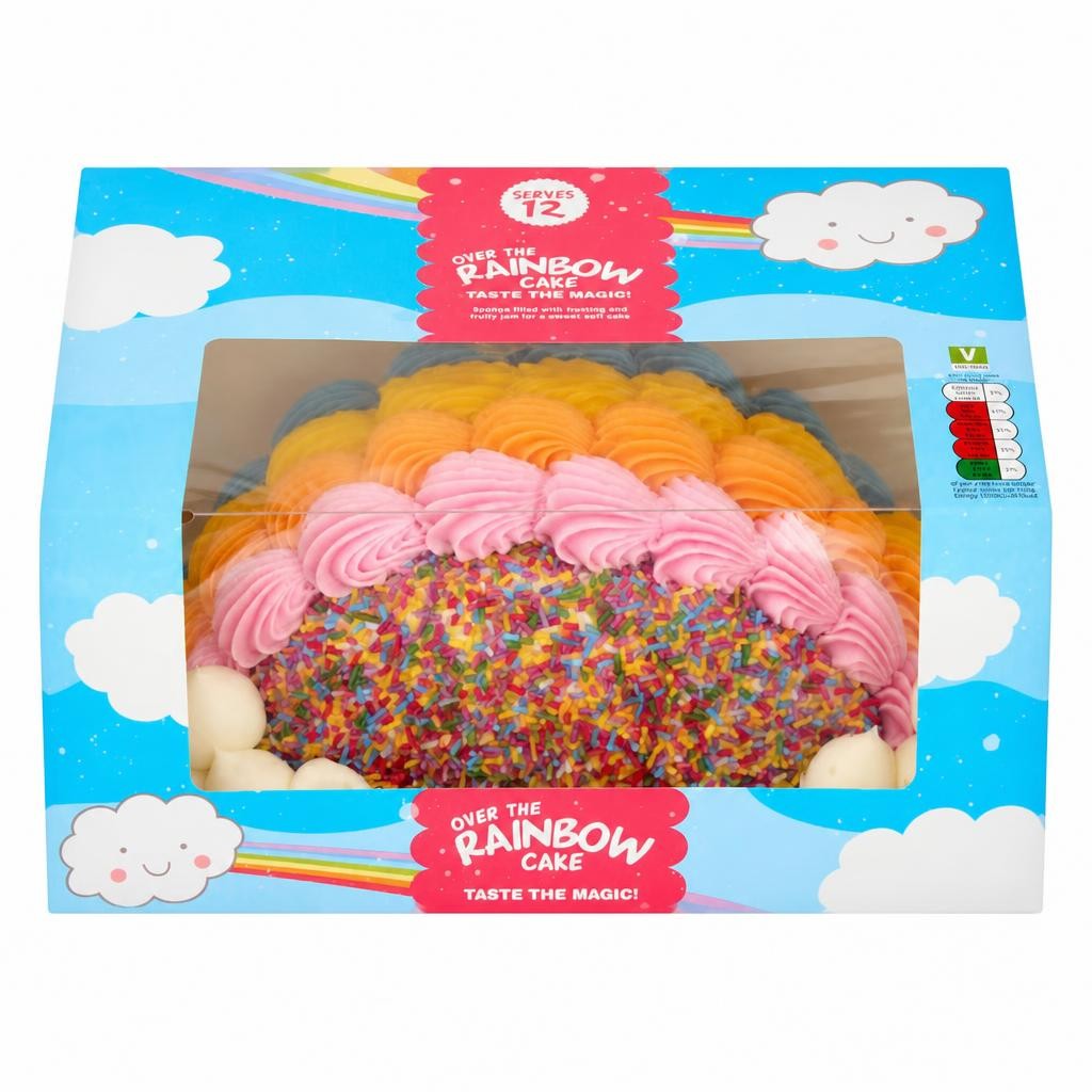 Simply Delicious Rainbow Cake
