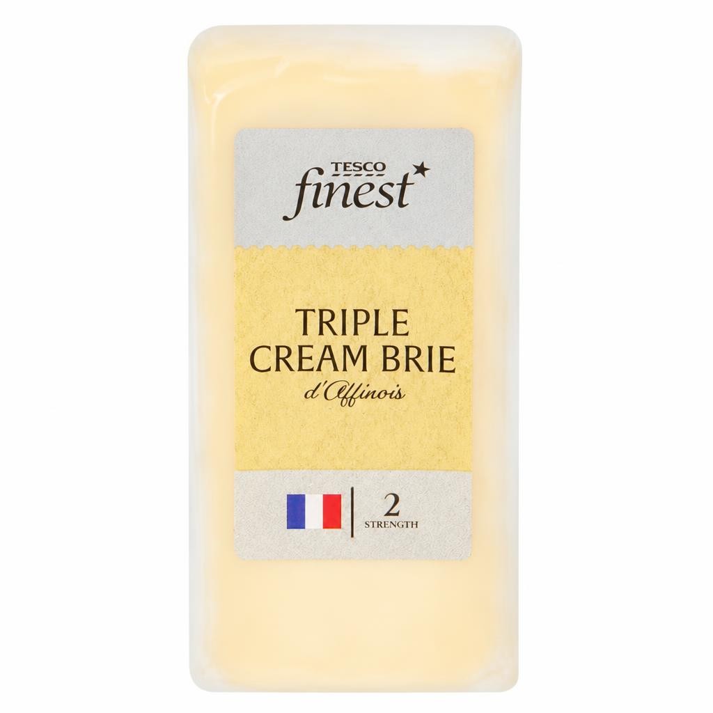 Tesco Finest Triple Cream Brie d’Affinois Cheese 160g