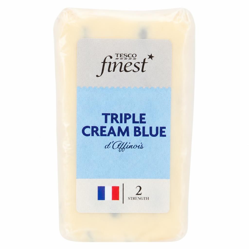 Tesco Finest Triple Cream Blue D’Affinois Cheese 160g