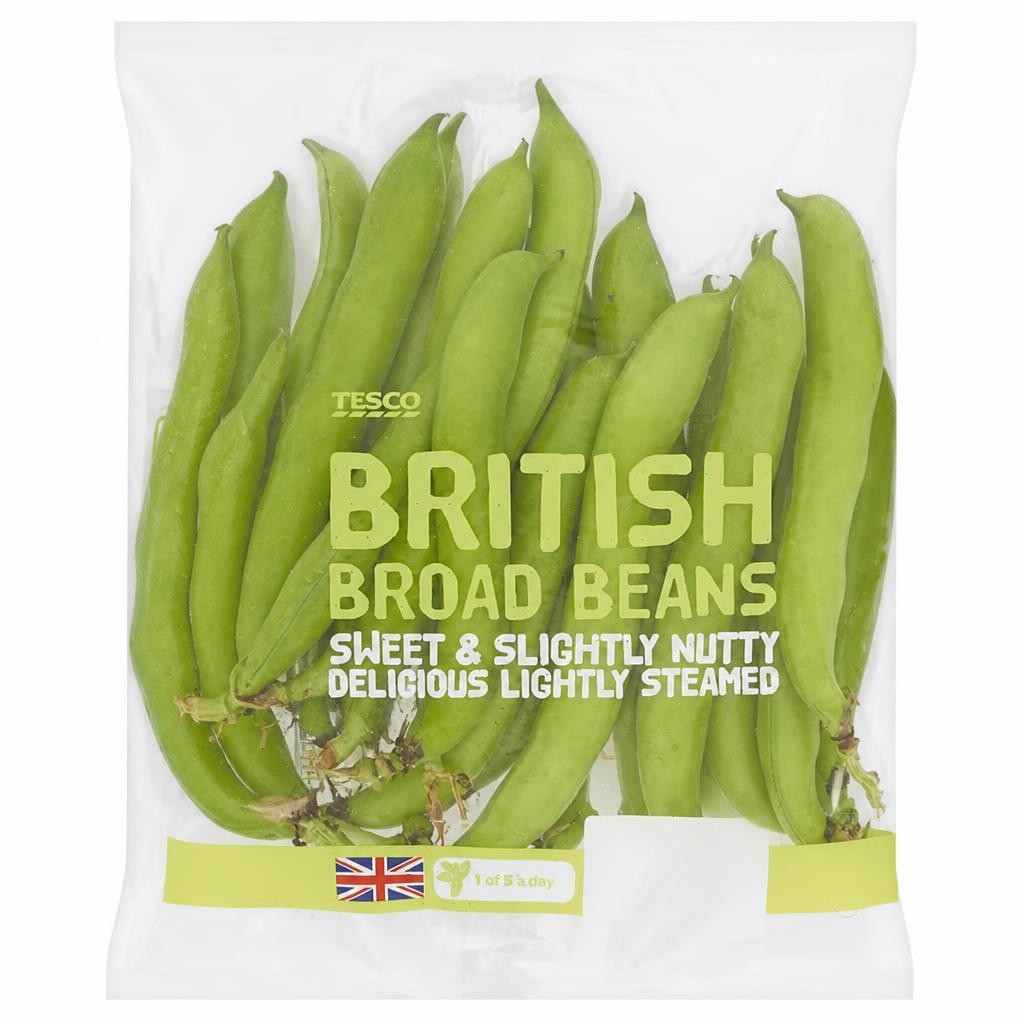 Tesco Broad Beans 500G