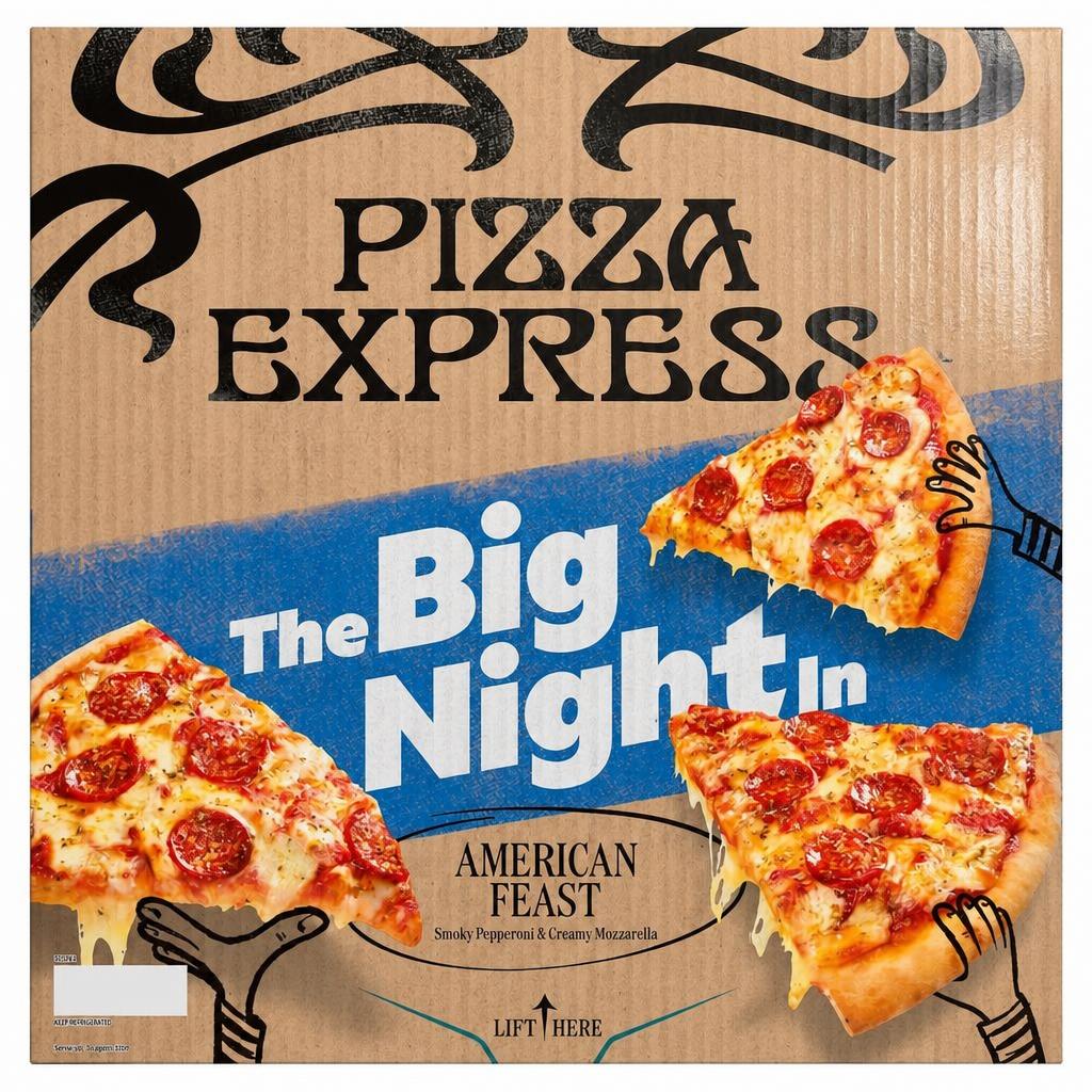 Pizza Express The Big Night In American Feast 555g