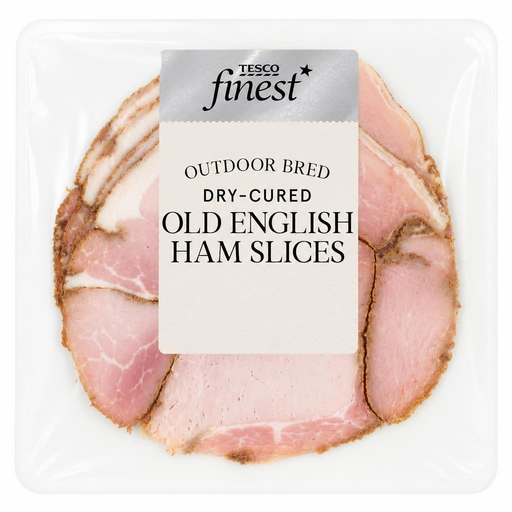 Tesco Finest Dry Cured 'Old English Ham' Slices 130g