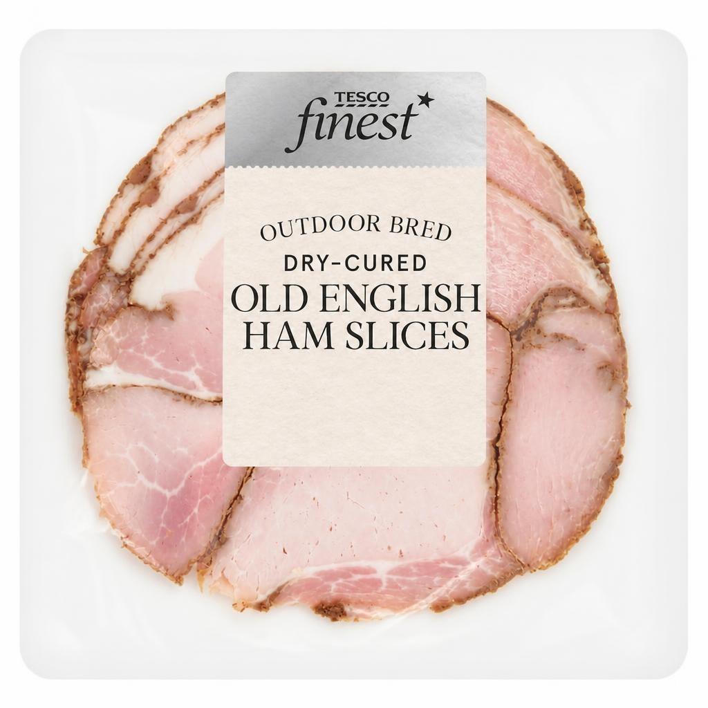 Tesco Finest Dry Cured 'Old English Ham' Slices 130g