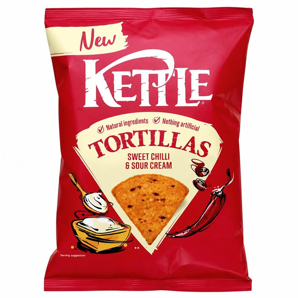 Kettle 140g Chilli & Sour Cream Tortilla Chips