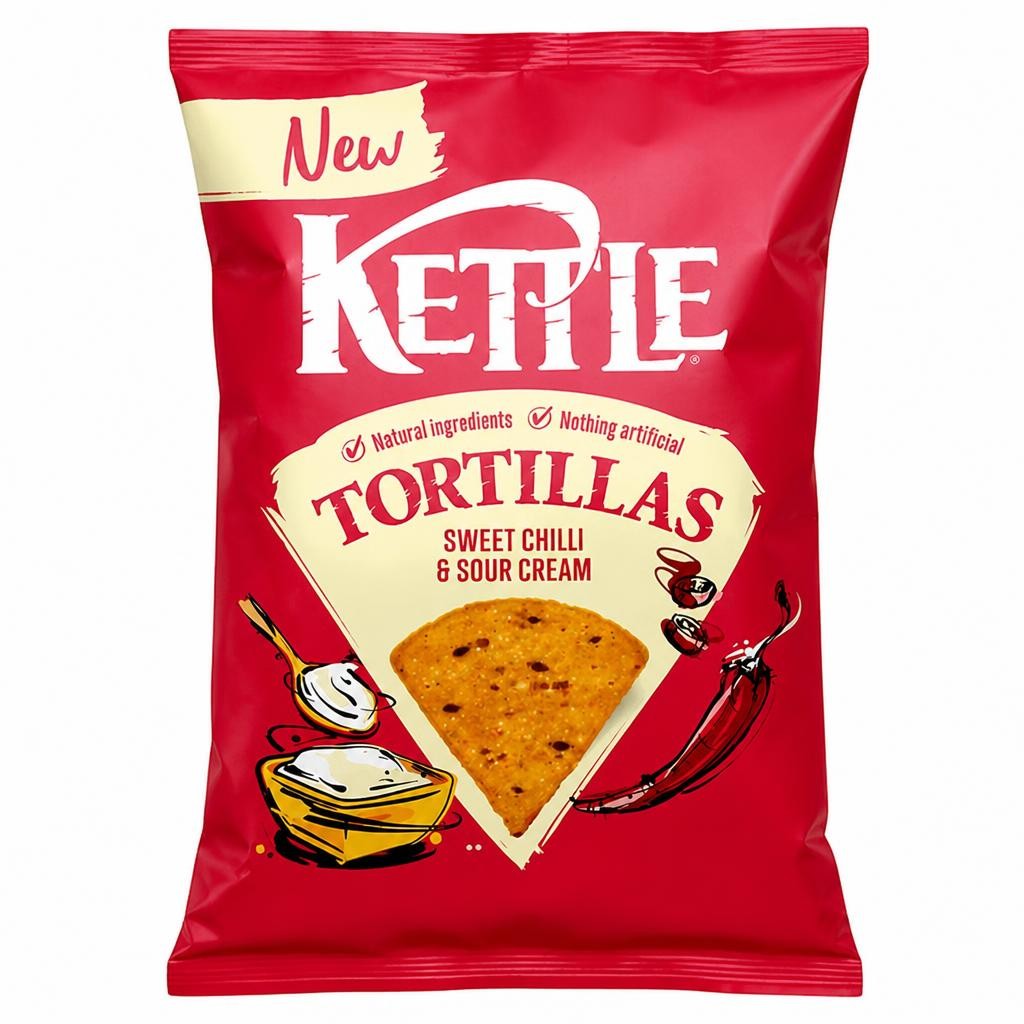 Kettle 140g Chilli & Sour Cream Tortilla Chips