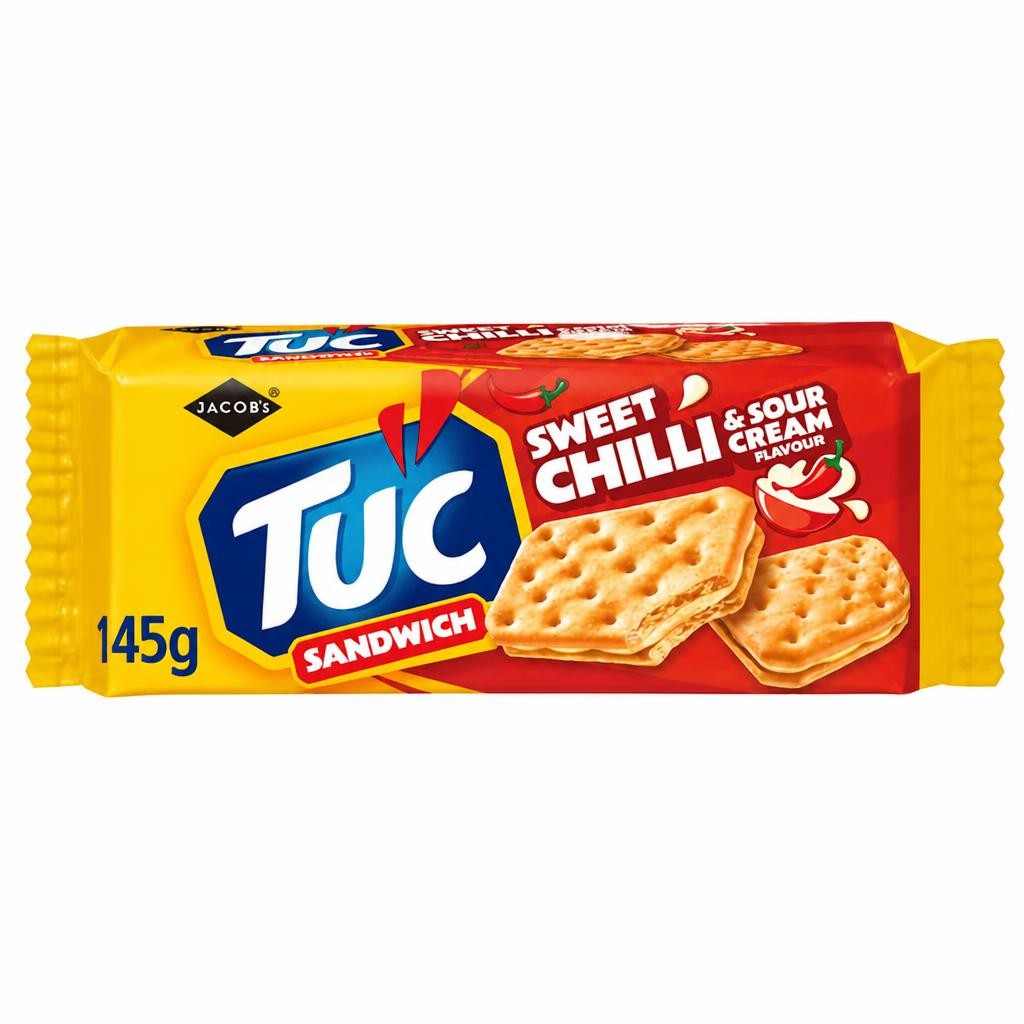 Jacob's Tuc Sandwich 145g Sweet Chilli & Sour Cream Flavour Cracker