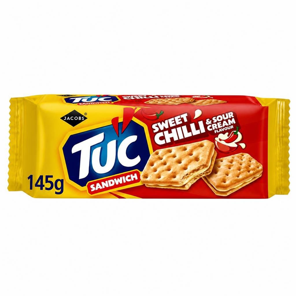 Jacob's Tuc Sandwich 145g Sweet Chilli & Sour Cream Flavour Cracker