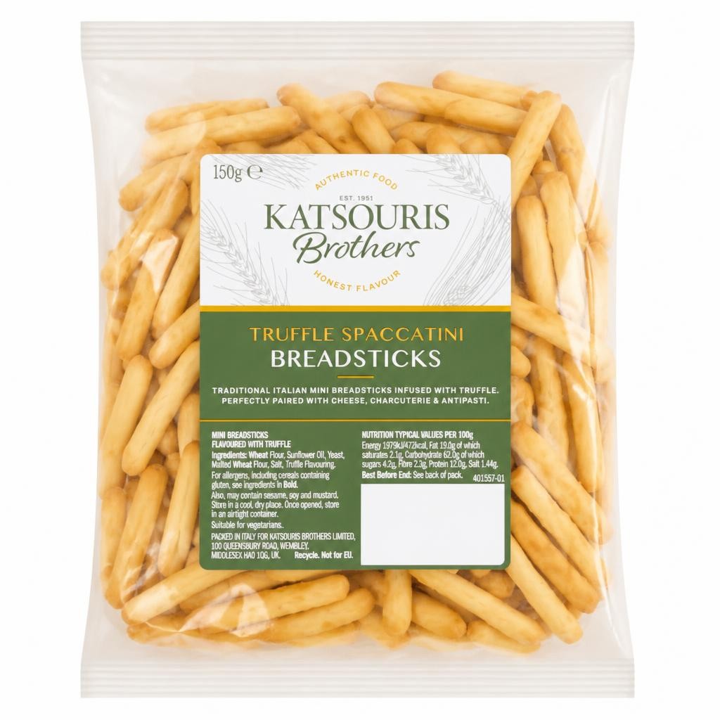 Katsouris Brothers Truffle Spaccatini Breadsticks 150g