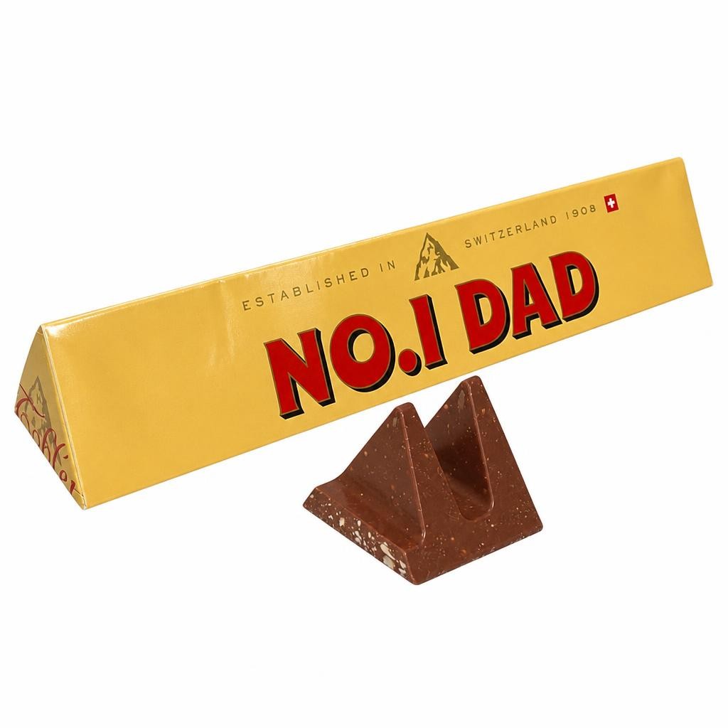 Toblerone No.1 Dad Gift Chocolate Gift Bar 340g