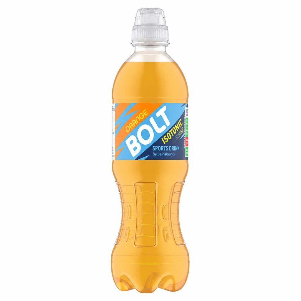 Sainsbury's 500ml Orange Bolt Isotonic Sports Drink