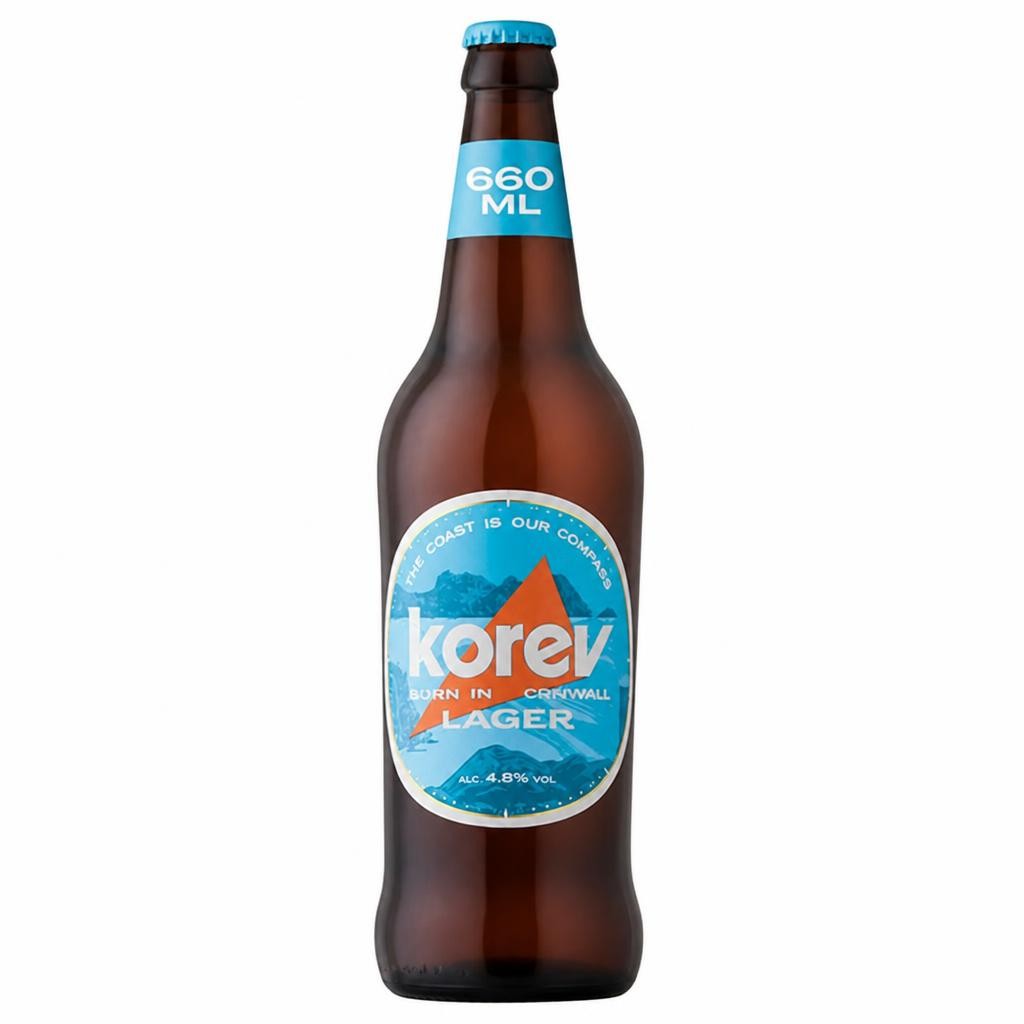 Korev 660ml Lager Beer Bottle