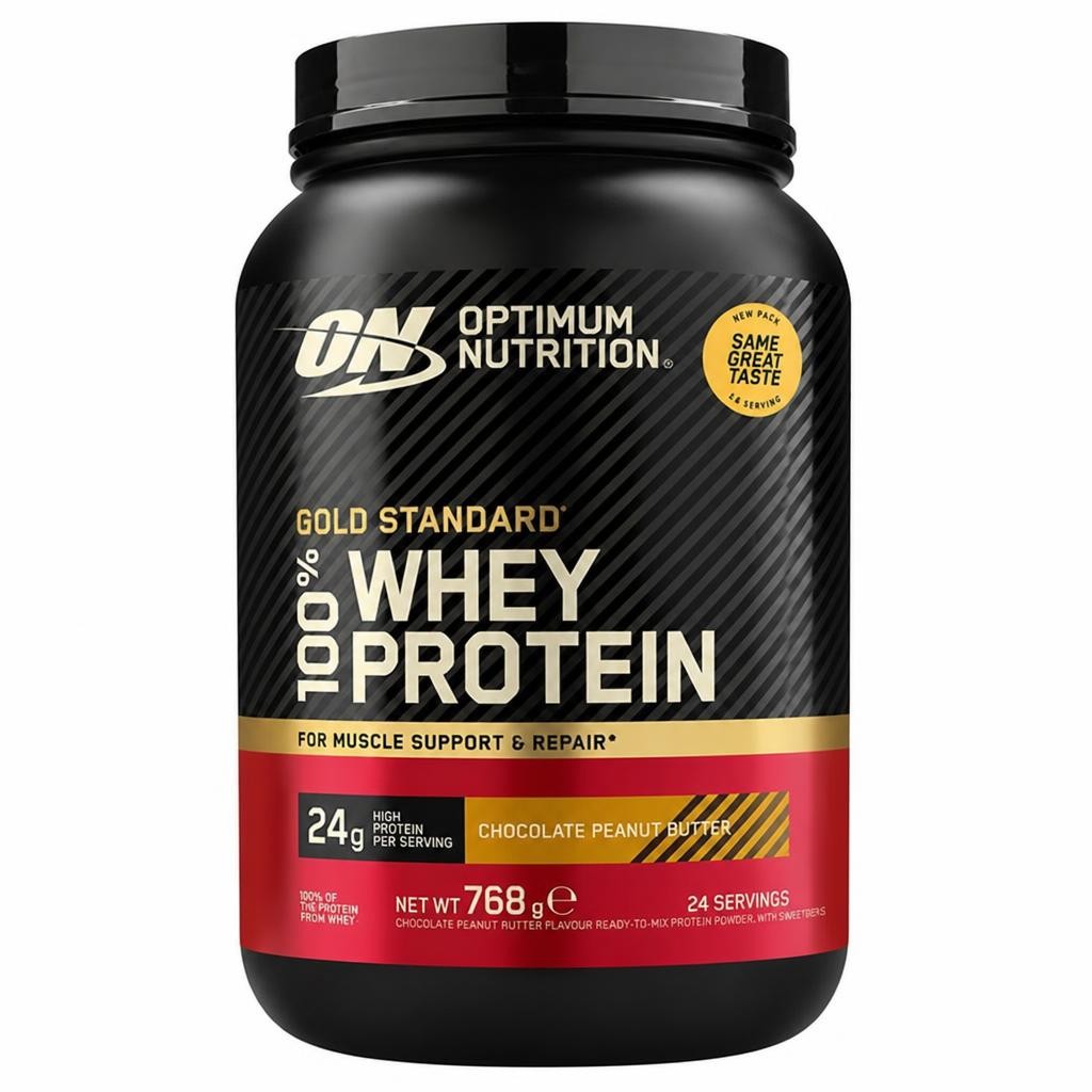 Optimum Nutrition 768g Chocolate Peanut Butter Gold Standard 100% Whey Protein