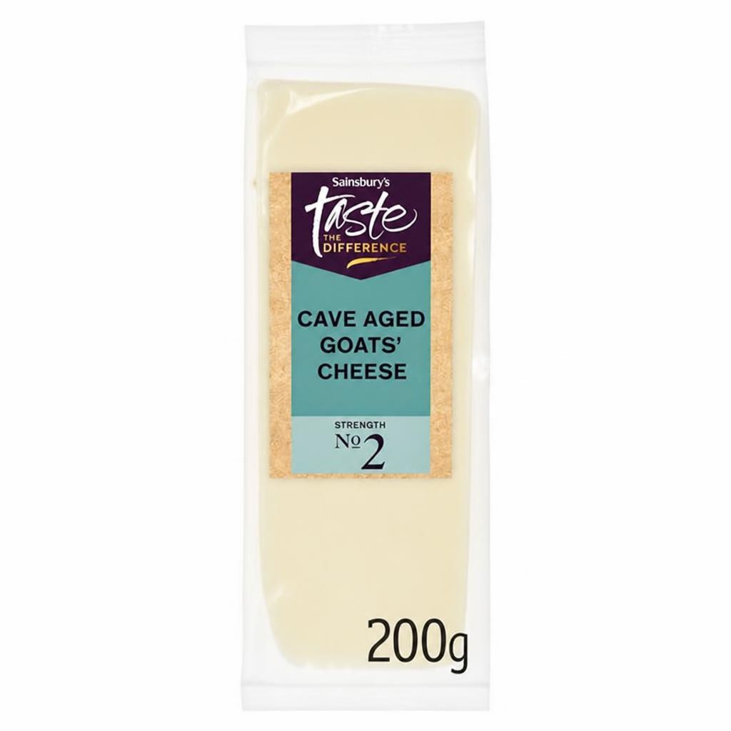 Sainsbury's 200g Cave Aged Goats' Cheese, Taste the Difference