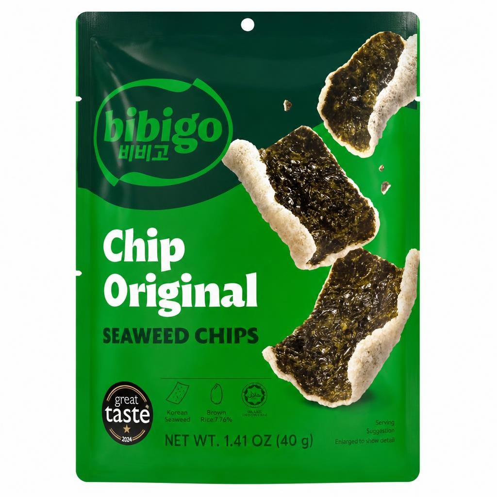 Bibigo 40g Seaweed Chip Brown Rice