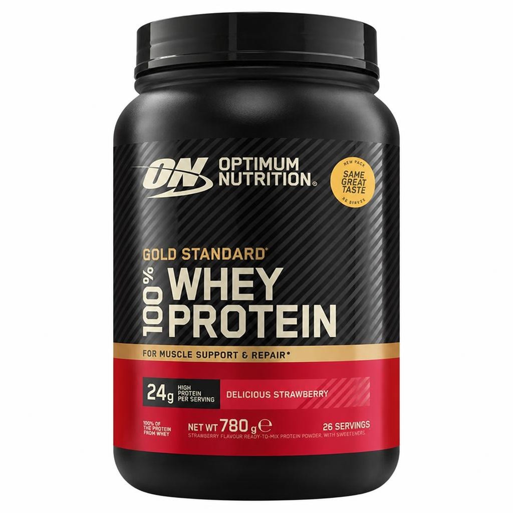 Optimum Nutrition 780g Delicious Strawberry Gold Standard 100% Whey Protein