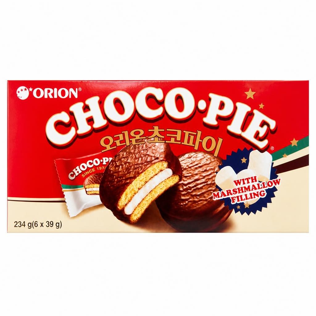 Orion 6 x 39g Choco Pie with Marshmallow Filling