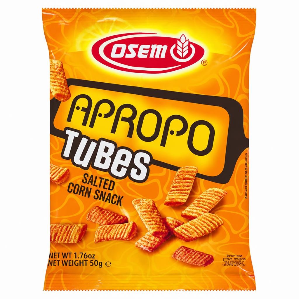 Osem 50g Apropo Tubes Salted Corn Snack