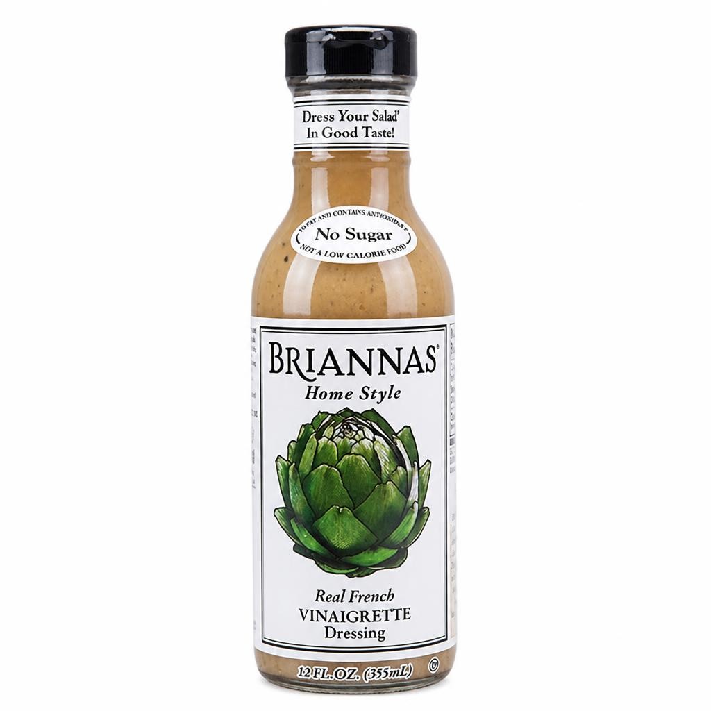 Briannas 355ml Home Style Real French Vinaigrette Dressing