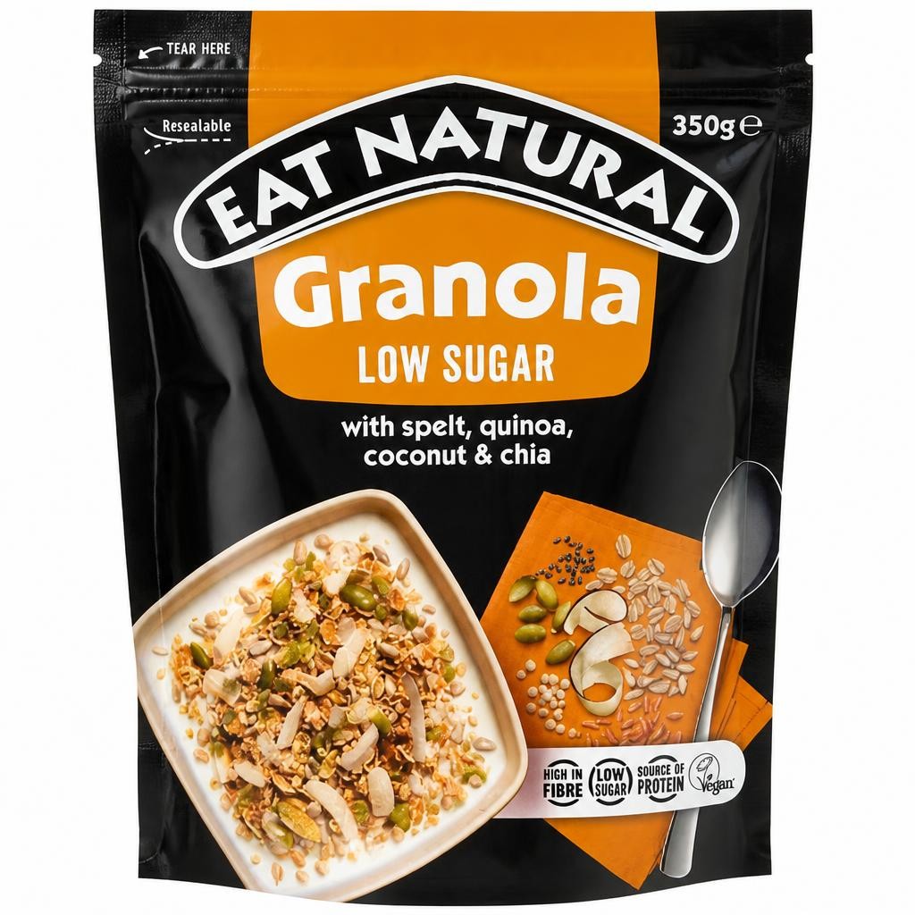 Eat Natural Low Sugar Granola Breakfast Cereal 350g