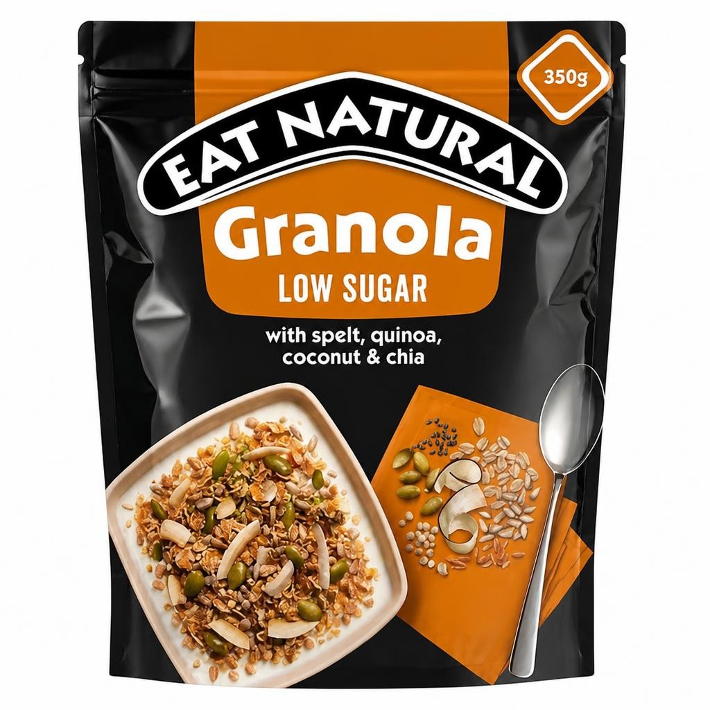 Eat Natural Low Sugar Granola Breakfast Cereal 350g