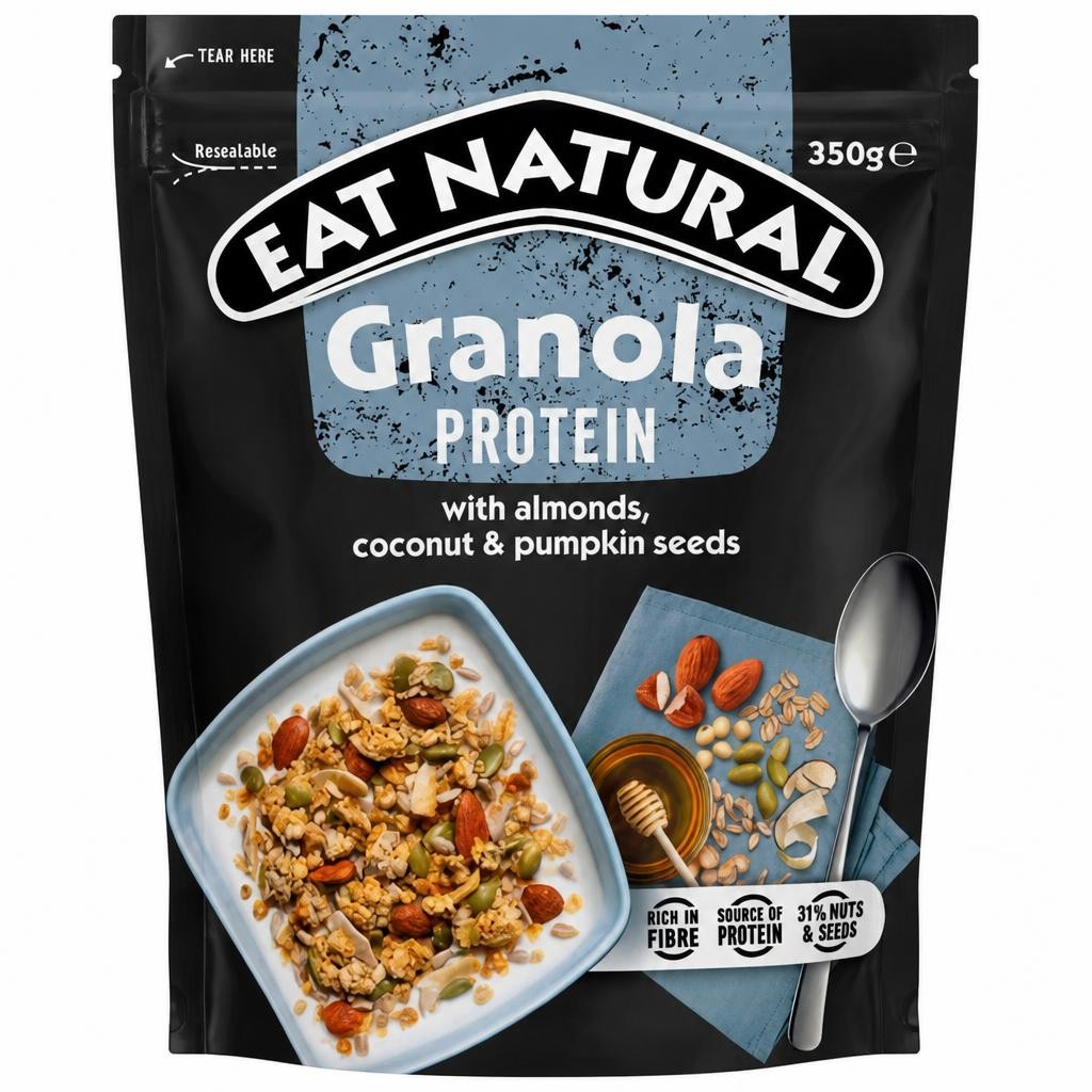 Eat Natural Protein Packed Granola Breakfast Cereal 350g