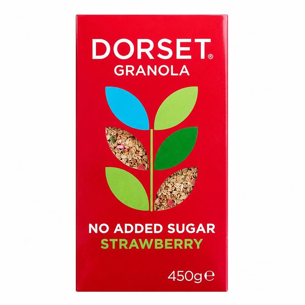 Dorset No Added Sugar Strawberry Granola