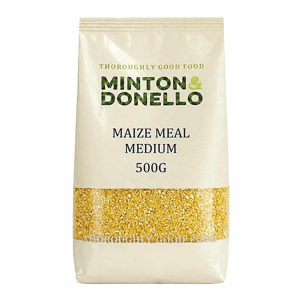 Minton & Donello Medium Maize Meal 6 x 500g